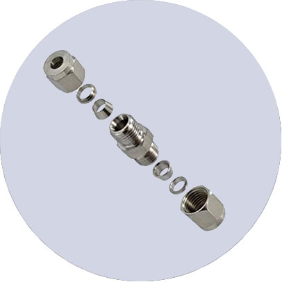 Inconel 600 Double Ferrule Fittings